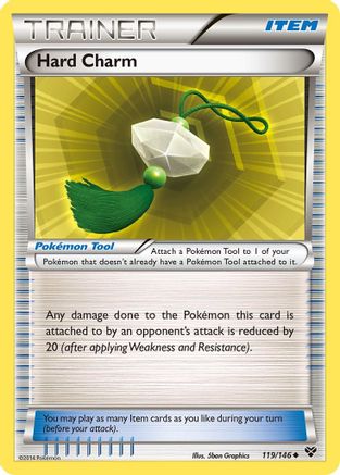 Hard Charm 119/146 - Reverse Holofoil XY Base Set - Uncommon
