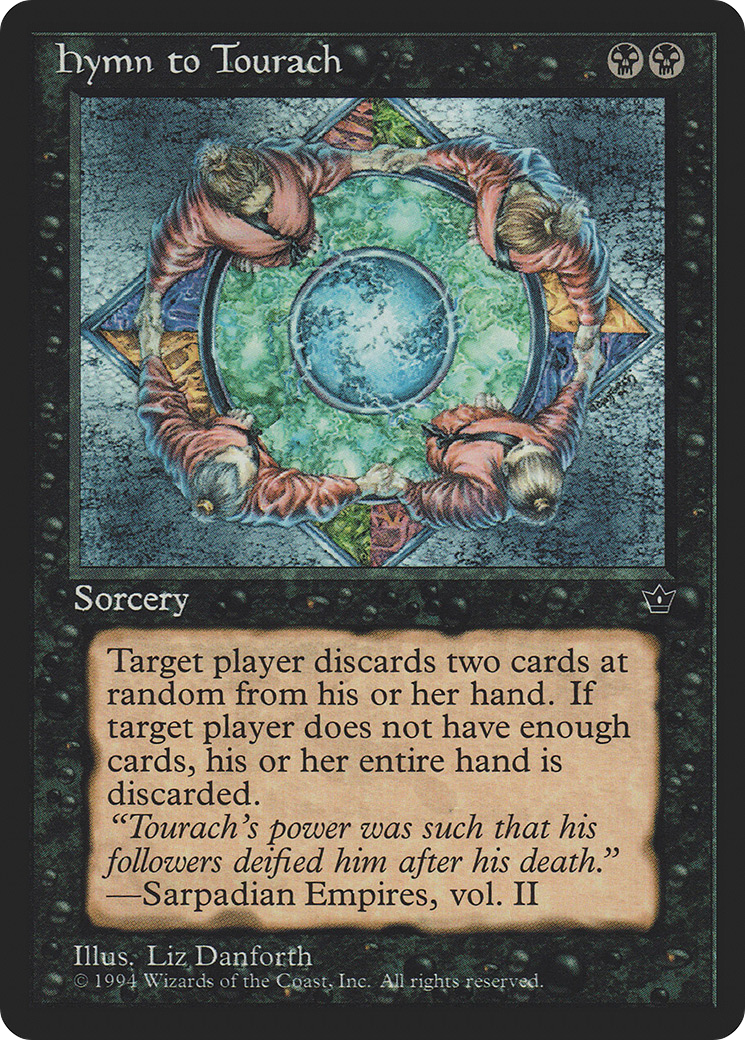 Hymn to Tourach (Circle) (FEM-38B) - Fallen Empires