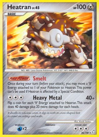 Heatran (30) 030 Legends Awakened - Rare