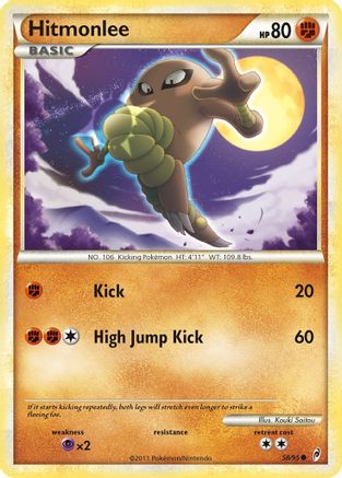Hitmonlee 058/95 - Reverse Holofoil Call of Legends - Common