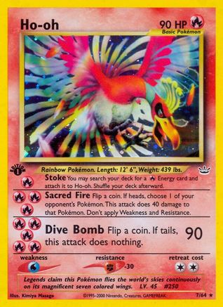 Ho 007 - Unlimited Holofoil Neo Revelation - Holo Rare