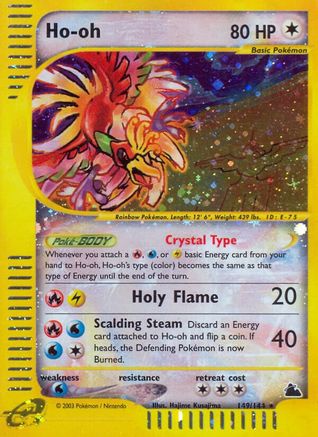 Ho-oh 149 - Holofoil Skyridge - Secret Rare