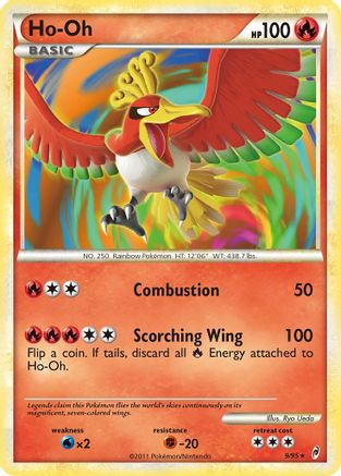 Ho-Oh 009 - Holofoil Call of Legends - Holo Rare