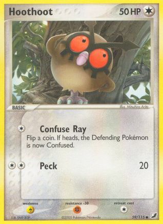 Hoothoot 059 Unseen Forces - Common