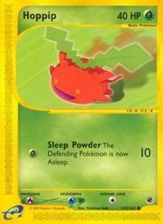 Hoppip 112/165 - Reverse Holofoil Expedition - Common