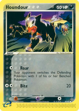 Houndour 059/97 Dragon - Common