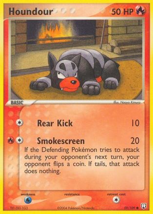Houndour 059/109 - Reverse Holofoil Team Rocket Returns - Common