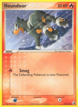 Houndour 060/115 - Reverse Holofoil Unseen Forces - Common