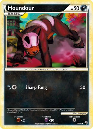 Houndour (53) 053/90 Undaunted - Common