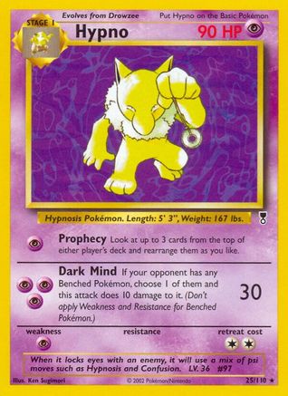 Hypno 025 Legendary Collection - Rare