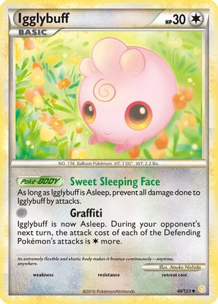 Igglybuff 044/123 - Reverse Holofoil HeartGold SoulSilver - Uncommon