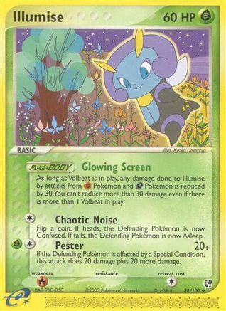 Illumise 038 - Reverse Holofoil Sandstorm - Uncommon
