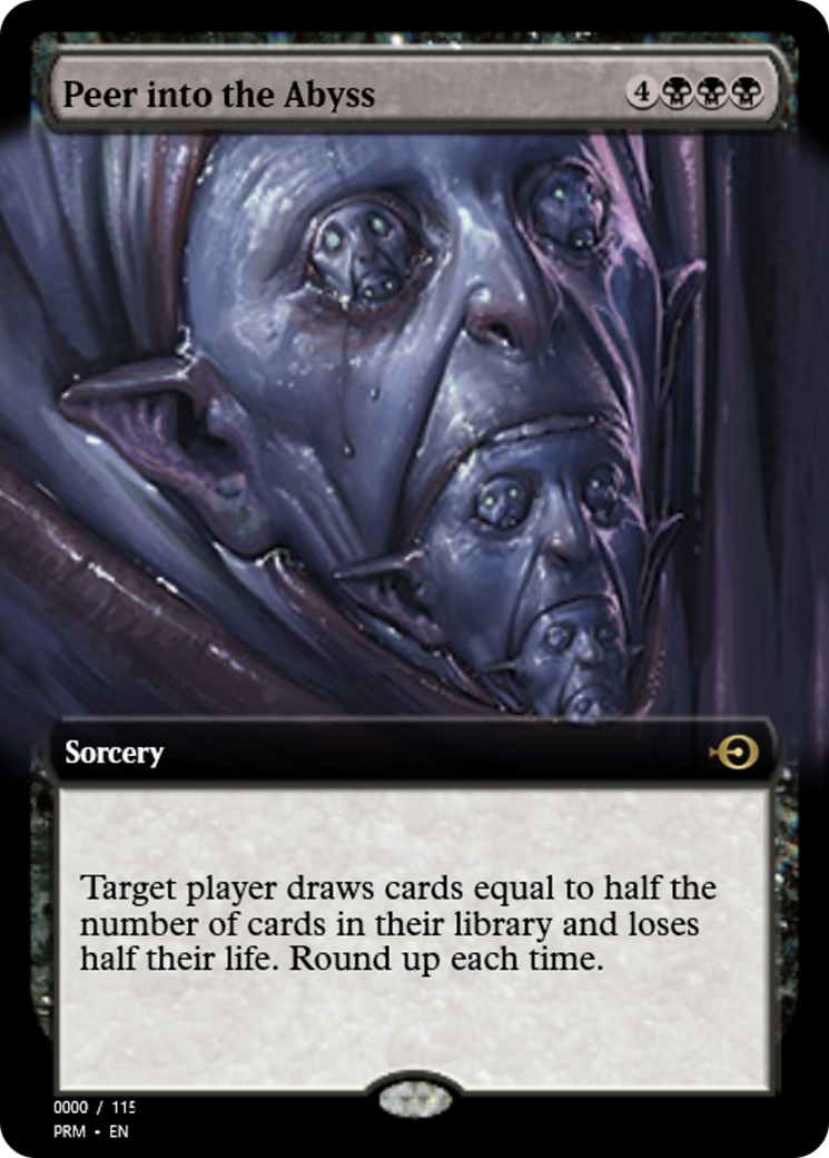 Peer into the Abyss (PRM-81962) - Magic Online Promos