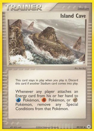 Island Cave 089 - Reverse Holofoil Hidden Legends - Uncommon