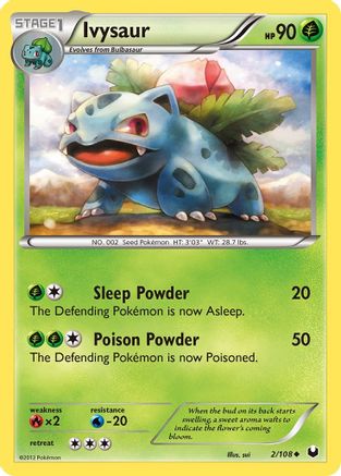 Ivysaur 002 Dark Explorers - Uncommon