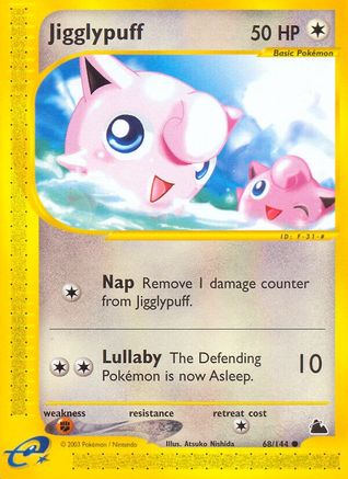 Jigglypuff 068 - Reverse Holofoil Skyridge - Common