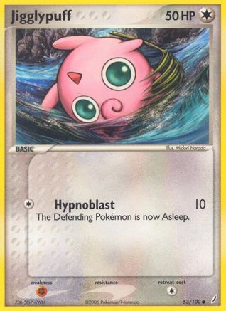 Jigglypuff 053/100 - Reverse Holofoil Crystal Guardians - Common