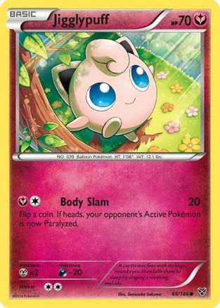 Jigglypuff (88) 088/146 - Reverse Holofoil XY Base Set - Common