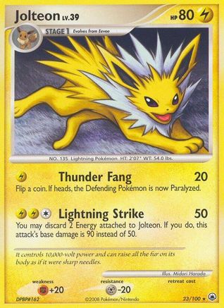 Jolteon 023/100 - Reverse Holofoil Majestic Dawn - Rare