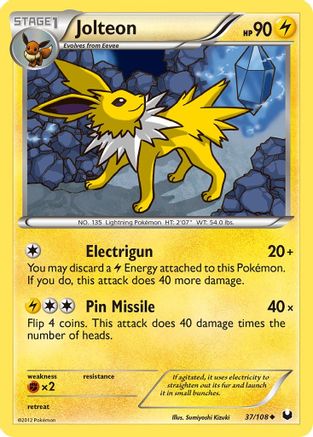 Jolteon 037/108 Dark Explorers - Uncommon