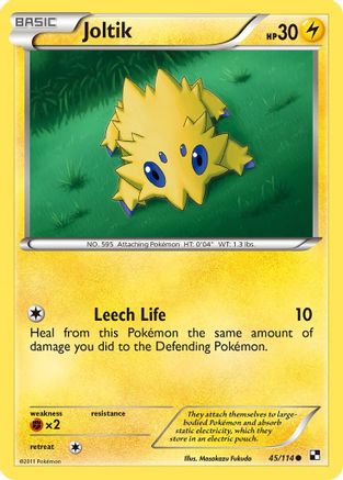 Joltik (45) 045/114 Black and White - Common