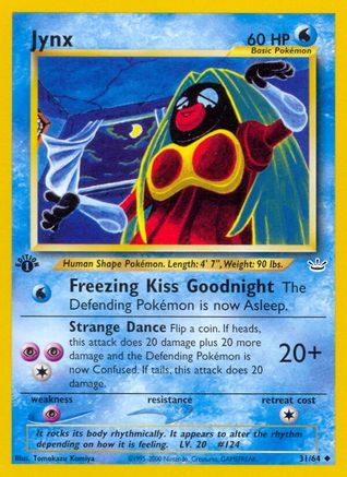 Jynx 031/64 - 1st Edition Neo Revelation - Uncommon