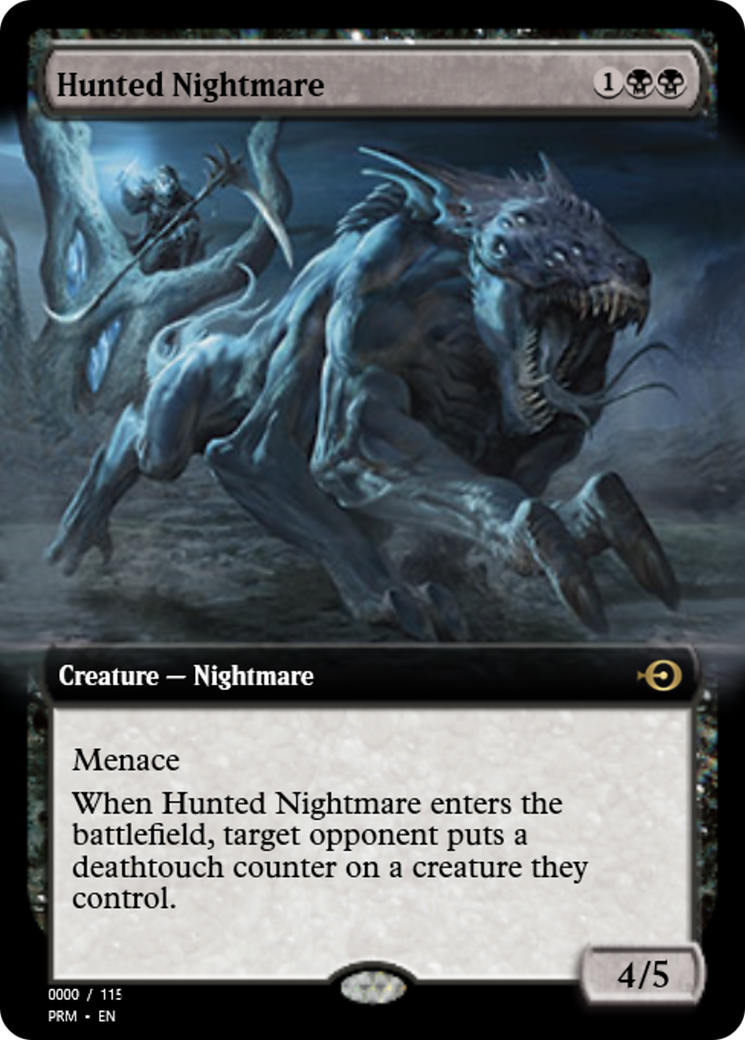 Hunted Nightmare (PRM-80875) - Magic Online Promos