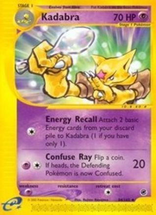 Kadabra 084/165 - Reverse Holofoil Expedition - Uncommon