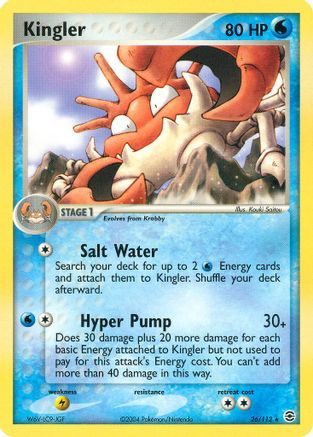 Kingler 026/112 - Reverse Holofoil FireRed & LeafGreen - Rare