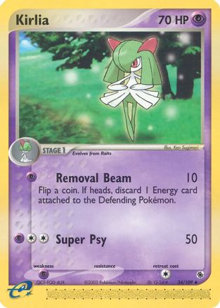 Kirlia 034/109 Ruby and Sapphire - Uncommon