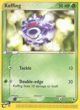 Koffing 054/109 Ruby and Sapphire - Common