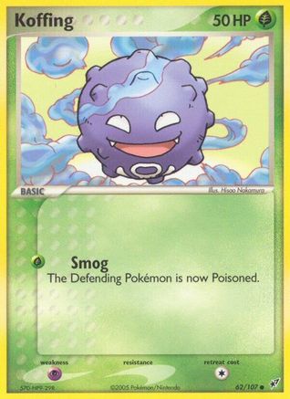 Koffing 062/107 Deoxys - Common