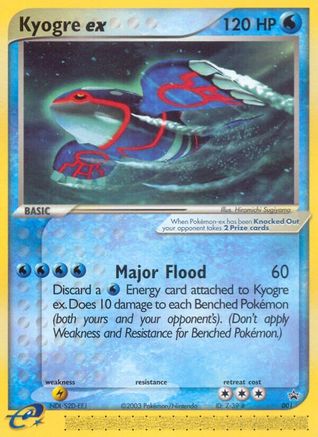 Kyogre ex 001 - Holofoil Nintendo Promos - Promo