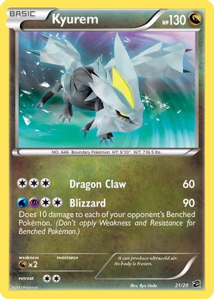 Kyurem 021 - Holofoil Dragon Vault - Holo Rare
