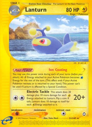 Lanturn (21) 021 Aquapolis - Rare