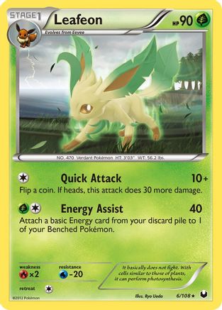 Leafeon 006 Dark Explorers - Rare