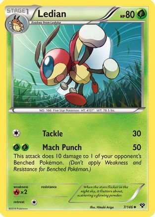 Ledian 007 XY Base Set - Uncommon