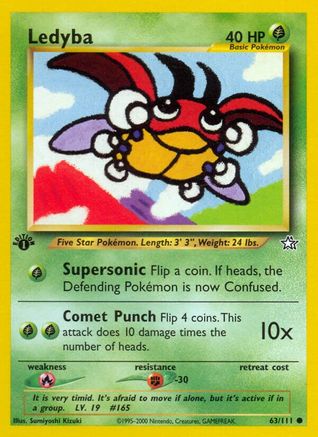 Ledyba 063/111 - 1st Edition Neo Genesis - Common