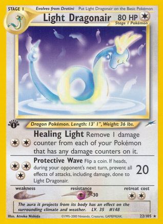 Light Dragonair 022/105 - Unlimited Neo Destiny - Rare