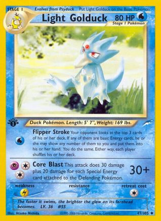 Light Golduck 047/105 - Unlimited Neo Destiny - Uncommon