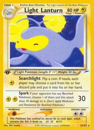 Light Lanturn 023/105 - Unlimited Neo Destiny - Rare