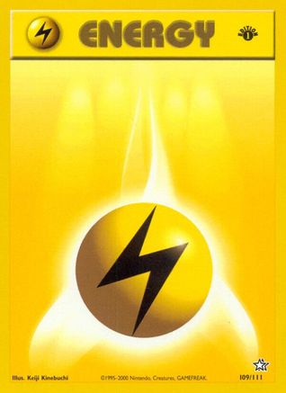 Lightning Energy 109/111 - Unlimited Neo Genesis - Common