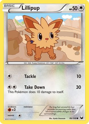 Lillipup 086 Dark Explorers - Common