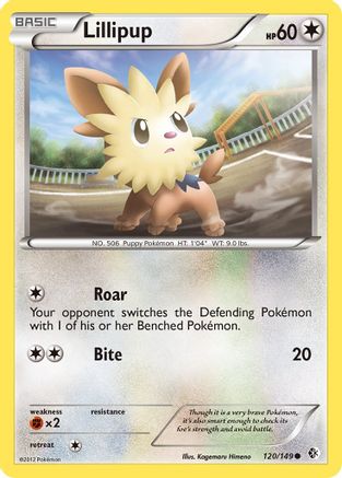 Lillipup 120 - Reverse Holofoil Boundaries Crossed - Common
