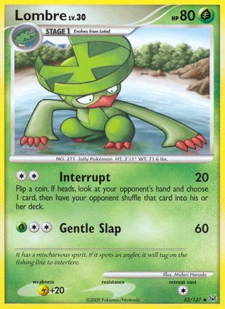 Lombre 052 - Reverse Holofoil Platinum - Uncommon