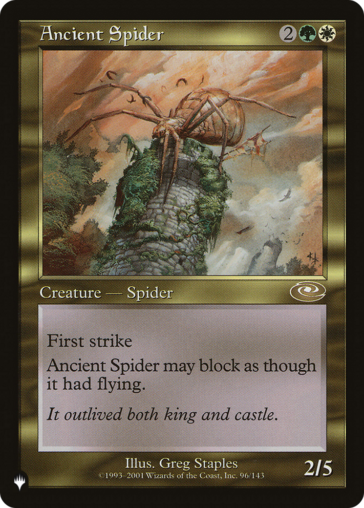 Ancient Spider (LIST-96/143) - The List