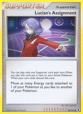 Lucian's Assignment 092 - Reverse Holofoil Rising Rivals - Uncommon