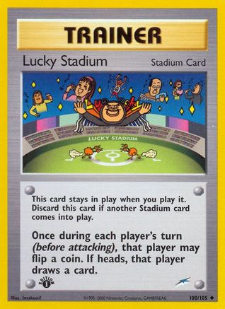 Lucky Stadium 100/105 - 1st Edition Neo Destiny - Uncommon