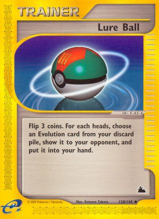 Lure Ball 128 - Reverse Holofoil Skyridge - Uncommon