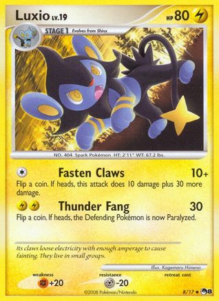 Luxio 008 - Holofoil POP Series 8 - Uncommon